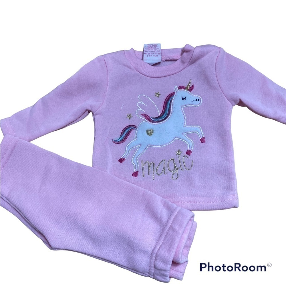 Teddyboom Unicorn Sweatshirt Outfit 3-6 mos